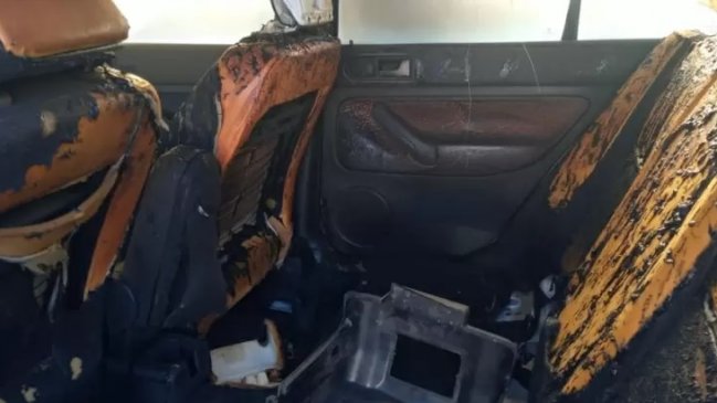 Reformalizaron a carabinero acusado de quemar el auto de su expareja en Los Ángeles