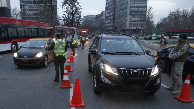 Flujo vehicular en Santiago disminuyó un 1,21% la primera semana de diciembre