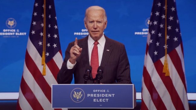 Biden prometió 100 millones de vacuna en sus primero 100 días de mandato