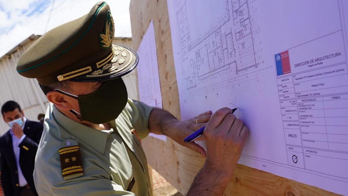 Quirihue tendrá nueva comisaría: Con primera piedra se iniciaron obras de reposición