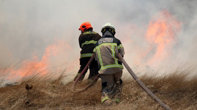 Alerta roja para San Antonio por incendio forestal: Al menos dos viviendas afectadas