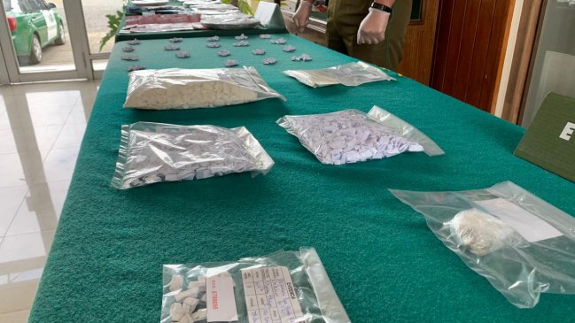 Carabineros decomisó 3.000 dosis de droga en San Pedro de la Paz