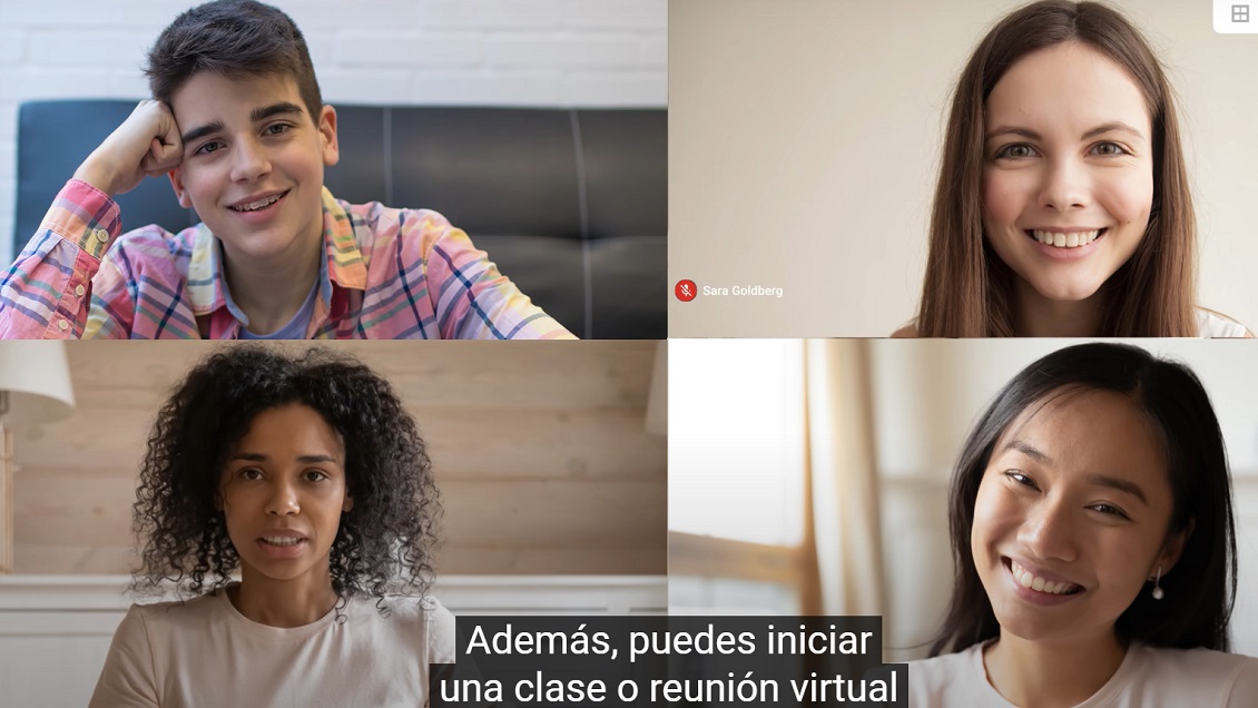 Google Meet anuncia videollamadas con subtítulos en español