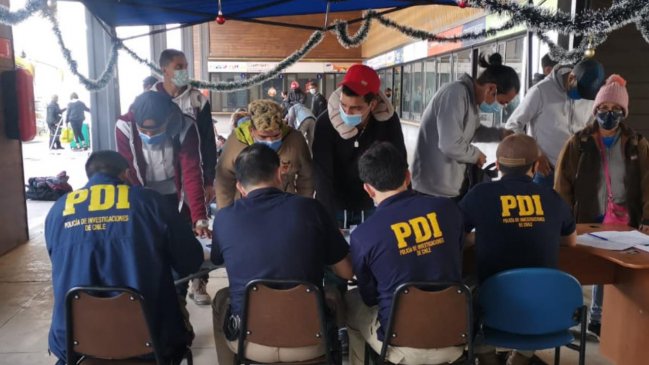 Detectan a 35 extranjeros ilegales al interior de un bus en Tocopilla