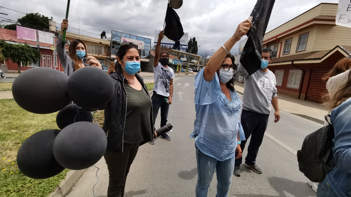 Comerciantes de Angol exigen, con protestas, abrir sus negocios ad portas de Navidad