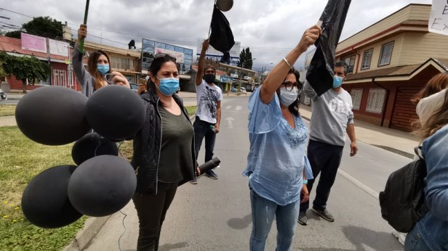 Comerciantes de Angol exigen, con protestas, abrir sus negocios ad portas de Navidad