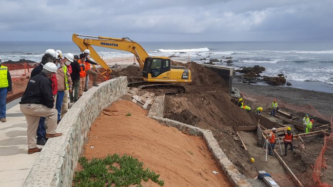 Autoridades fiscalizan estado de avance de tres proyectos en Pichilemu