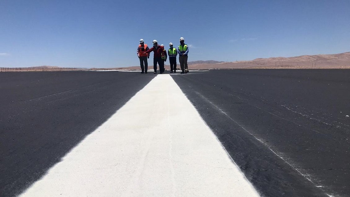 A paso firme avanzan trabajos de conservación en aeródromos de Tocopilla y Taltal