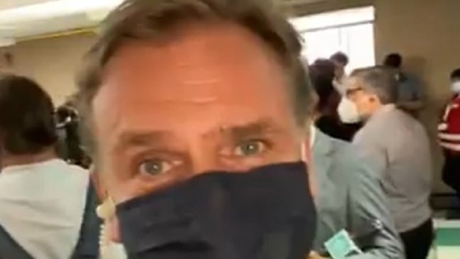 El reclamo de Amaro Gómez-Pablos durante primera vacunación por Covid-19: 