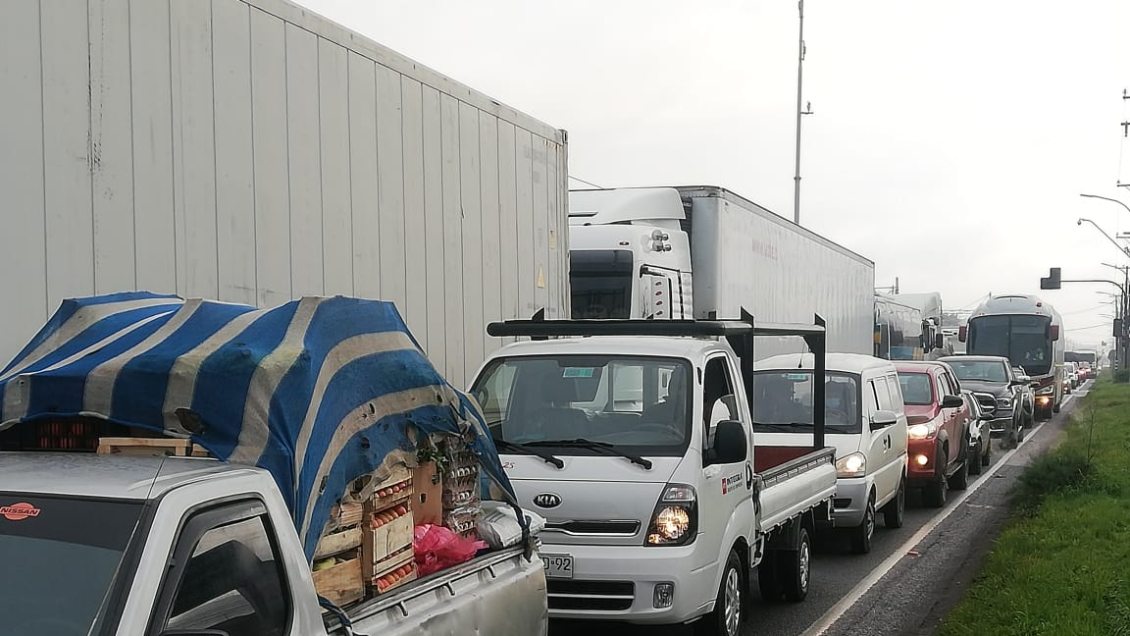 Cordón del Gran Concepción: Vuelve control que genera kilométricos tacos en Ruta 160