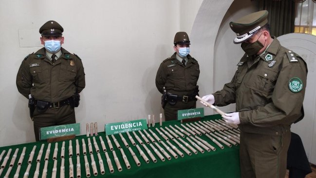 Carabineros decomisó más de cien fuegos artificiales en Temuco