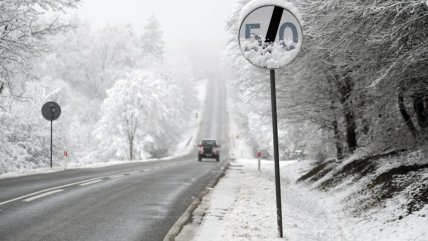  Las postales que dejaron las nevazones de Año Nuevo en Polonia  