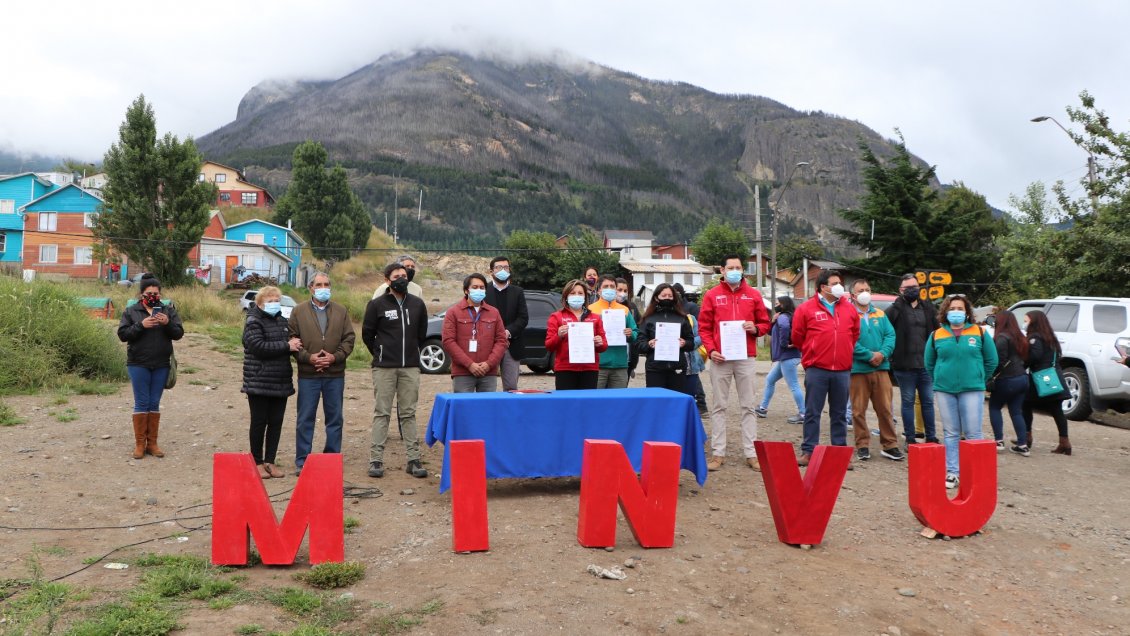 Tras nueve años de espera se inicia la construcción de viviendas para comité San Luis Guanella de Coyhaique