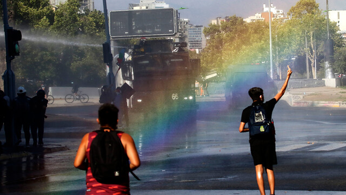 Incidentes en el centro de Santiago en la conmemoración del asesinato de Matías Catrileo