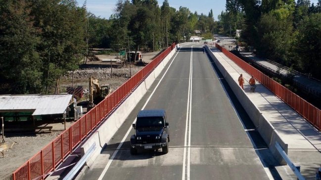 Anticipan apertura de puente entre Coihueco y Pinto para el tránsito de vehículos