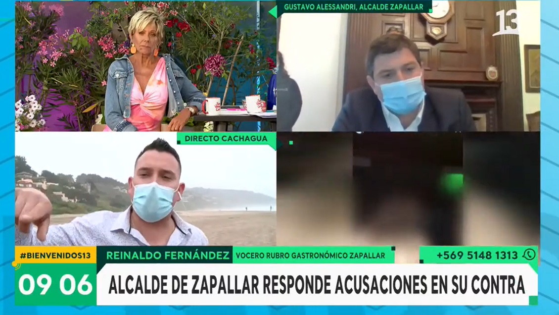 Vecinos arremeten en vivo contra alcalde de Zapallar tras fiestas en Cachagua
