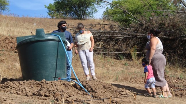 Iniciaron entrega de estanques acumuladores de agua para 270 familias de Itata