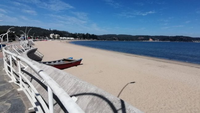 Sector turístico de Dichato lamenta drástica baja de turistas en la zona