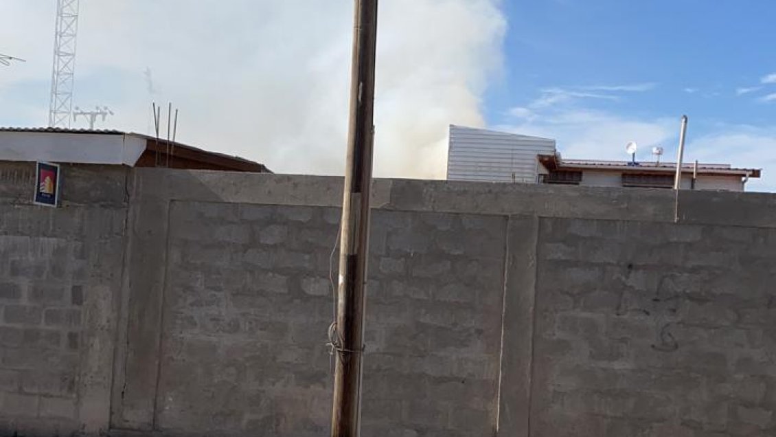 Incendio destruyó una casa en Pozo Almonte