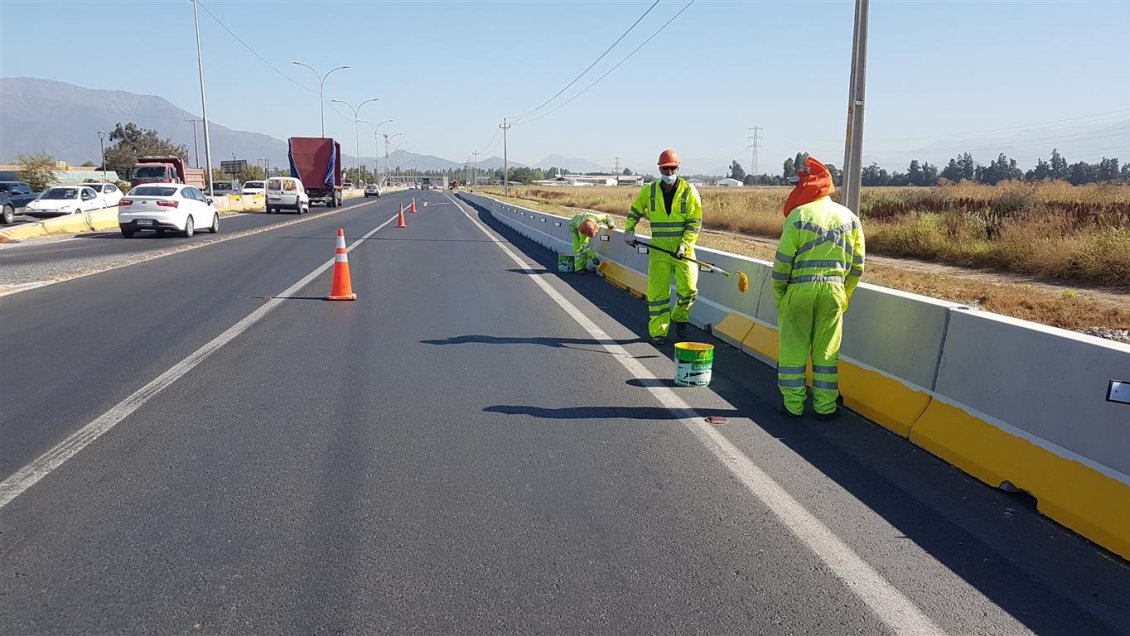 Autoridades dan inicio a funcionamiento de tercera pista en sector Punta del Sol en Rancagua