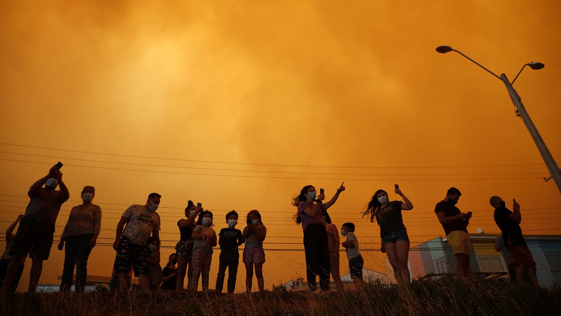 Quilpué: Evacuados por incendio ya pueden volver a sus casas