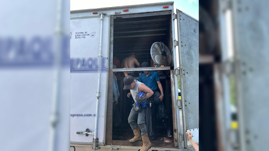 Rescatados más de un centenar de migrantes que viajaban dentro de un container en México