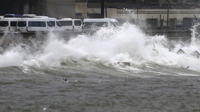 Armada emitió aviso de marejadas entre Arica y Biobío