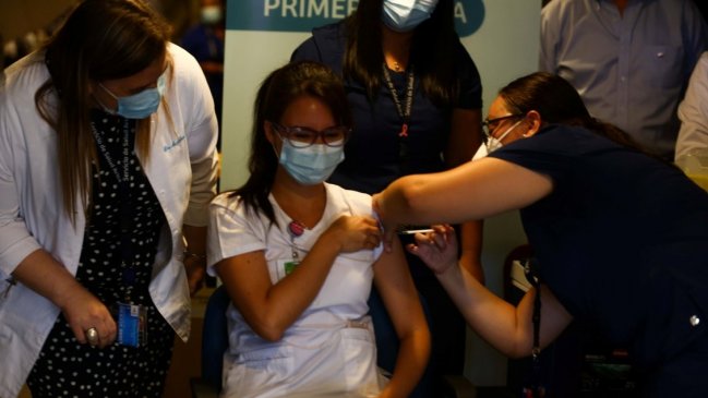 Más de 53 mil funcionarios de la salud se han vacunado contra el Covid-19