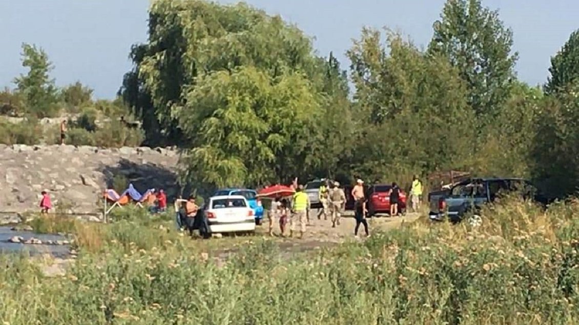 Bañistas del Río Teno arrancaron para no ser fiscalizados en cuarentena