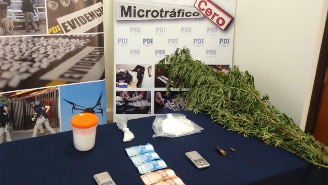 PDI incauta clorhidrato de cocaína avaluado en más de 20 millones de pesos en Las Cabras