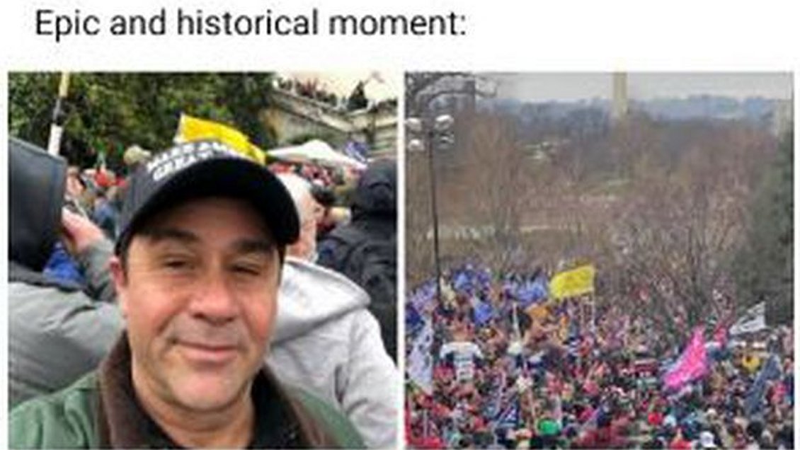 Jactancia en Facebook incriminó a rabino que participó en asalto al Capitolio