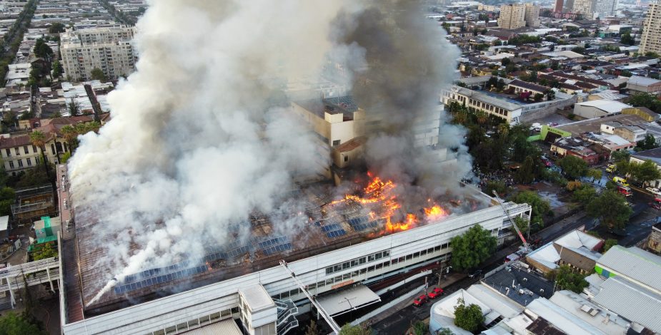 El incendio del Hospital San Borja es 