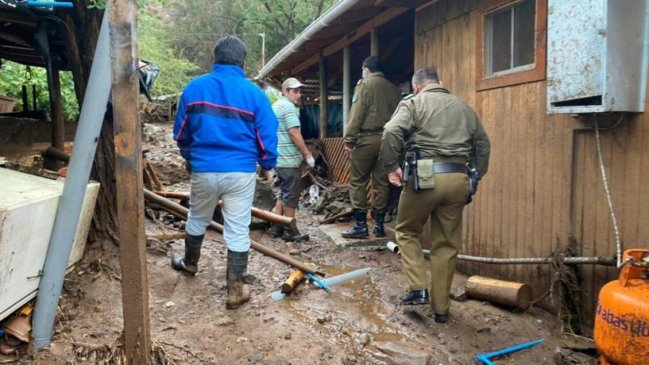 Región de O'Higgins: Más de 100 personas damnificadas por el sistema frontal