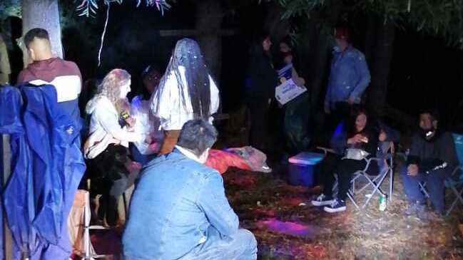 Fiesta clandestina terminó con 13 sumarios sanitarios en Santa Juana