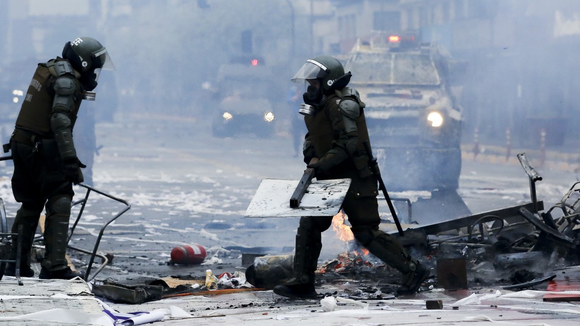 Carabineros realizó el 10% de todas las detenciones de 2019 en octubre