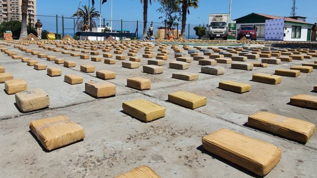 Carabineros incautó más de una tonelada de marihuana en Tocopilla
