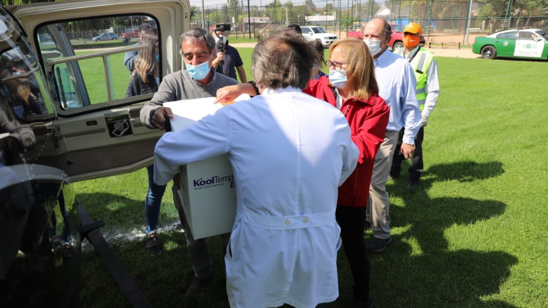 Nueva carga de vacunas Pfizer llegaron hasta O'Higgins