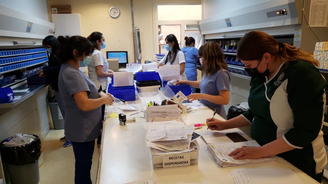 Cerca de 600 recetas diarias entrega a domicilio la farmacia del Hospital Clínico Magallanes