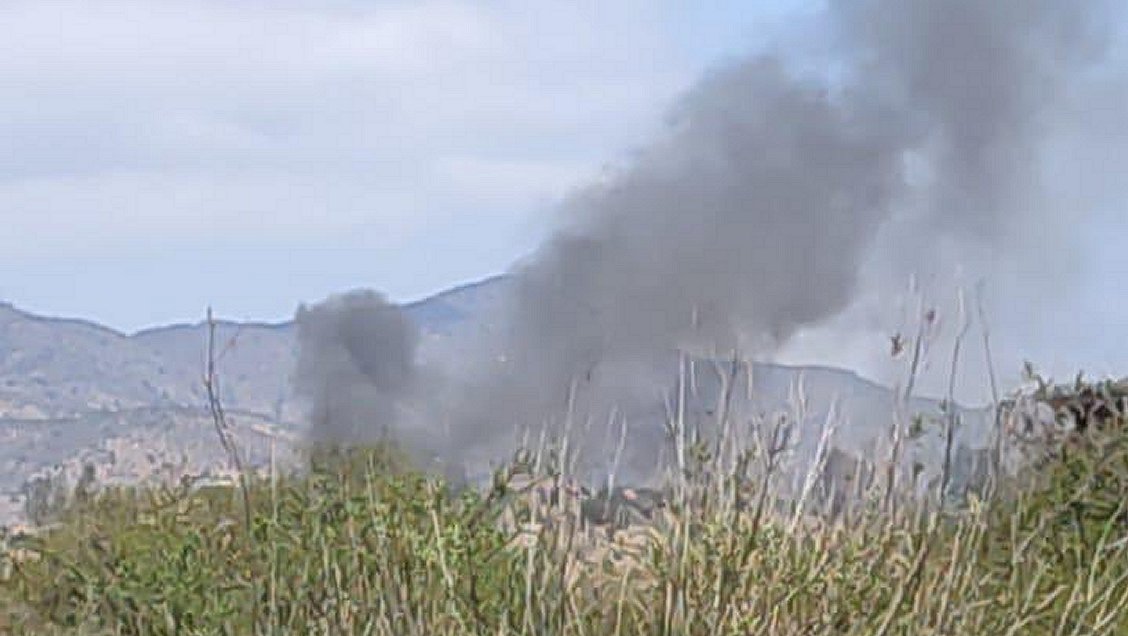 Avioneta cayó sobre una vivienda en Curacaví