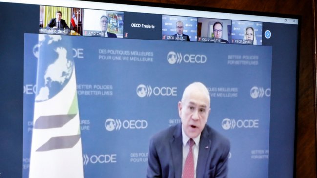 Ministro de Hacienda conversó con jefe de la OCDE, que destacó los avances de la vacunación en Chile