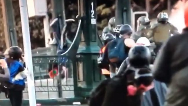 Caso Pío Nono: Defensa de ex carabinero busca justificar caída como un 