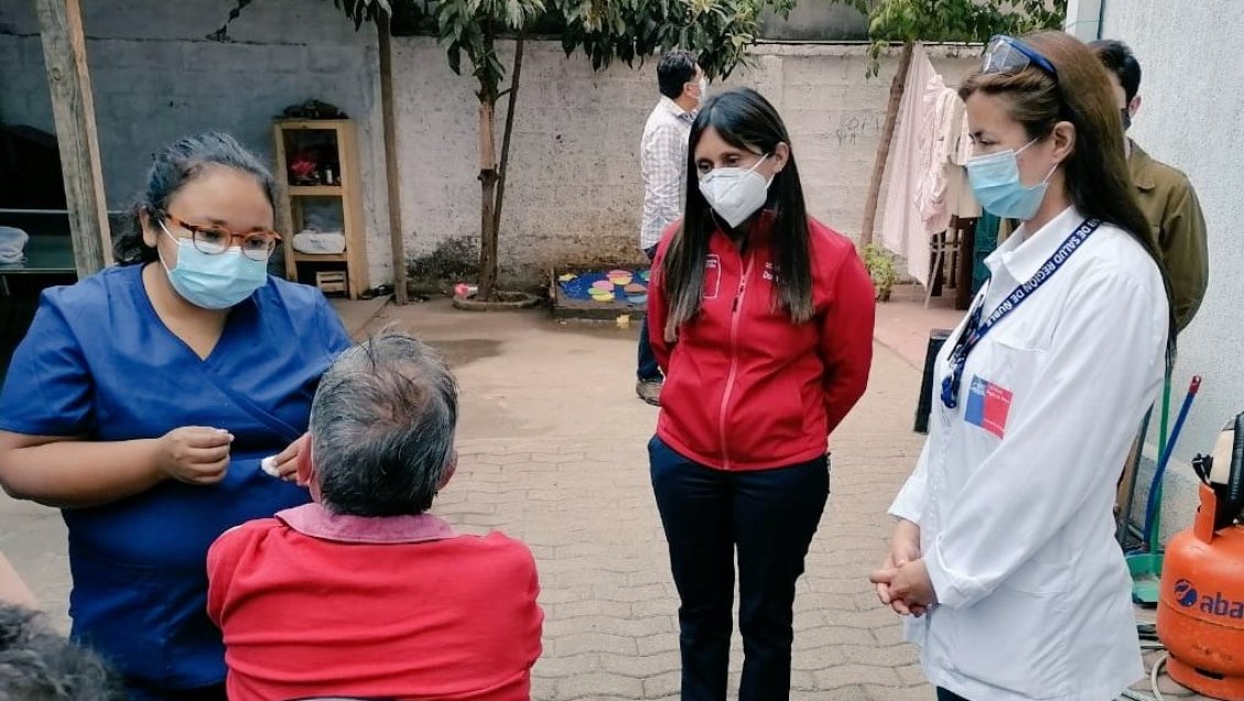 Personas en situación de calle recibieron primera dosis de vacuna contra el Covid-19 en Ñuble