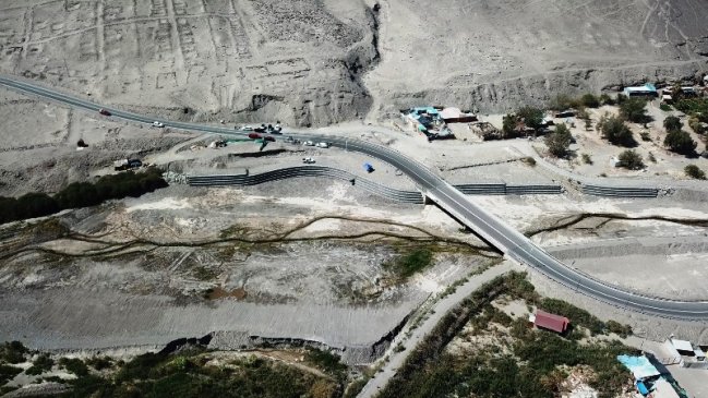 MOP finalizó obras de conectividad en la Quebrada de Tarapacá