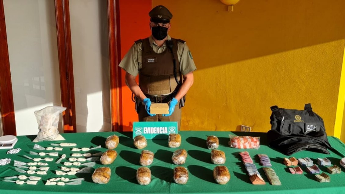 Operativo terminó con allanamientos, detenciones e incautación de droga en Alto Hospicio
