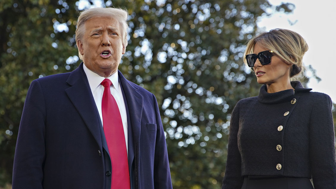 Trump y su esposa Melania se vacunaron antes de abandonar la Casa Blanca, según el NYT