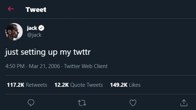Fundador de Twitter puso a la venta su primer tuit: Ya le ofrecieron dos millones de dólares