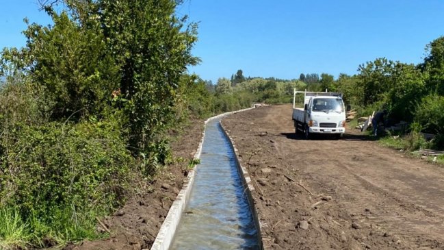 Avanzan obras de revestimiento de canales para mitigar la escasez hídrica en Chillán y Coihueco