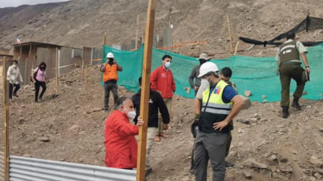 Desalojaron casi 80 lotes en sector de recién entregada obra aluvional en Antofagasta