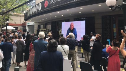   Actores y actrices despiden a Tomás Vidiella en el Teatro Oriente 