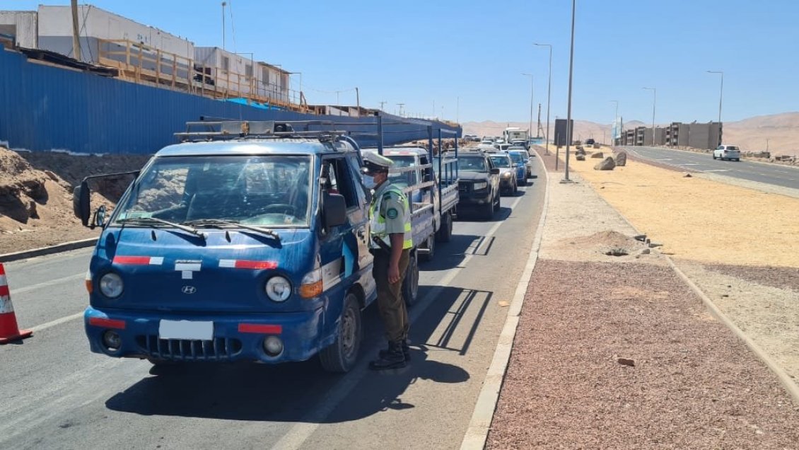 Fin de semana de cuarentena terminó con 162 detenidos en Tarapacá